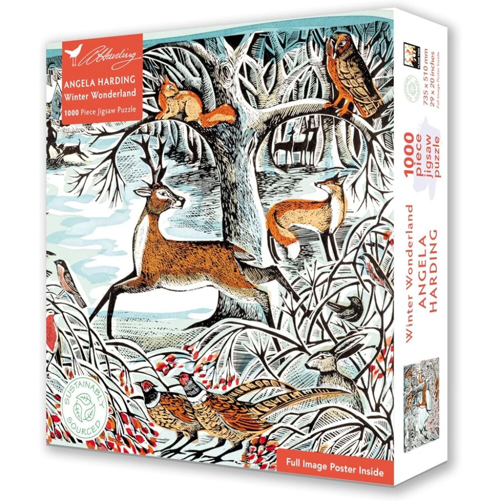 NIB Angela Harding Winter Wonderland Jigsaw Puzzle